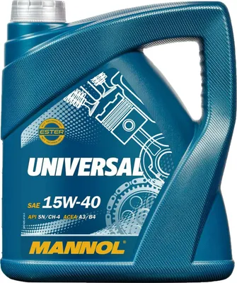 Produktbild von 4 Liter MANNOL 15W-40 UNIVERSAL MB 229.3 MB 229.1 PSA B71 2294 Renault RN0700 Renault RN0710 VW 505 00 VW 502 00 VW 501 01 VW 500 00