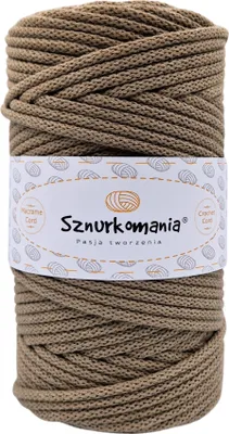 Produktbild von Baumwollkordel mit einem Kern 5mm 100m, Makrameegarn, Makrameekordel, Häkelkordel, Makrameekordel, Naturgarn, 5mm Kordel, geflochtene Baumwollkordel