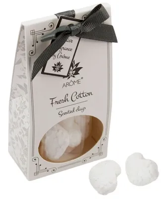 Produktbild von 6 Tonerde Duftsteine Herzform Frische Baumwolle langanhaltender Raumduft