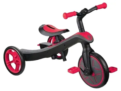 Produktbild von Globber - "Explorer" Dreirad für Kinder PP13080 (Einheitsgröße) (Schwarz/Rot)