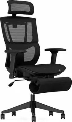 Obrázek produktu pro Ergonomická kancelářská židle C7B-Air-Pro s opěrkou na nohy, černá