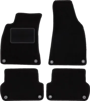 Produktbild von Schwarze Veloursmatten für: Seat Exeo Limousine, Kombi (2008-2015)