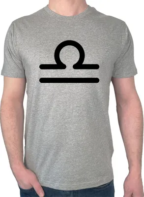 Produktbild von Huuraa Herren T-Shirt Waage Sternzeichen Zeichen XL Sport Grey Bio Baumwolle Fairtrade Herrenshirt Geschenkidee