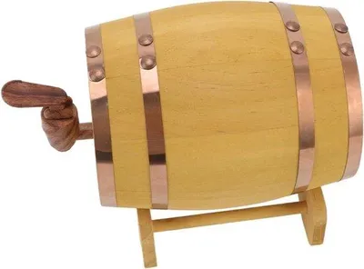 Productafbeelding van Houten wijnvat 15 l whiskyvat - Uitstekend vakmanschap - Grenen voor whisky - Sterke drank barrel