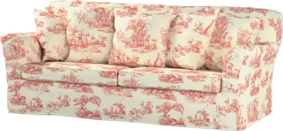 Produktbild von Dekoria Bezug für Tomelilla Schlafsofa, creme- rot, Sofahusse, Tomelilla Schlafsofa