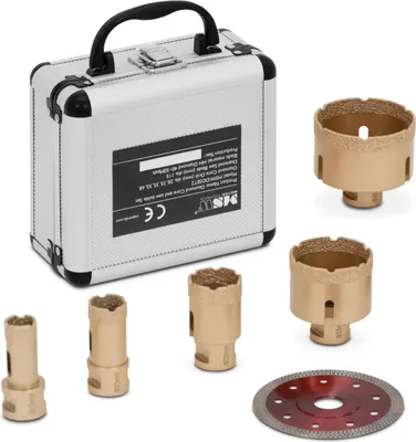 Produktbild von Diamant-Lochsägen für Winkelschleifer 20/25/35/55/68 115 mm M14 - Set