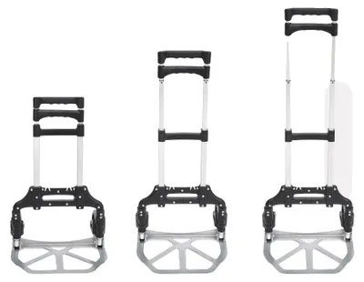 Zdjęcie produktu dla Wózek ręczny, lekka konstrukcja aluminiowa, maksymalne obciążenie 70 kg, wózek ręczny