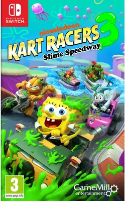 Produktbild von GameMill Entertainment Nickelodeon Kart Racers 3: Slime Speedway, Nintendo Switch, RP (Rating Pending), Physische Medien
