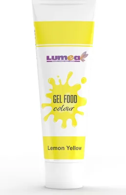 Produktbild von Gel-Lebensmittelfarbe Zitronengelb, 30g – Intensiv & mischbar für Fondant, Marzipan, Cremes & mehr