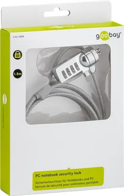 Obrázok produktu pre PC Notebook Zahlenschloss, 4-stellige Kombination, Bliste