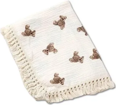 Produktbild von Babydecke Musselin Groß  Wickeltuch XXL 100X120Cm