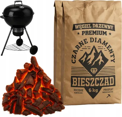 Zdjęcie produktu dla Węgiel drzewny do grilla 4 kg do pieczenia i grillowania