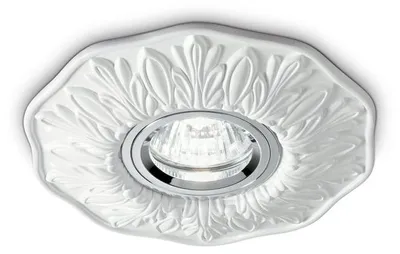 Immagine prodotto di Tecnico Classico Polka Pietra - Cemento - Gesso Bianco 1 Luce Gu10