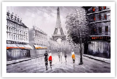 Produktbild von Poster - Poster ohne Rahmen - Architektur Paris Eiffle Frankreich - 91,5x61 cm - Wand Bild - Wanddeko - Wandbilder - Kunstposter - Wandposter - Bilder - Kunstdruck - Wandbild - P2XAA91x61-2961