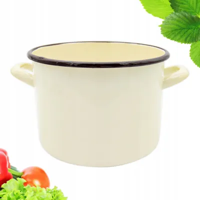 Produktbild von Tragar Traditioneller Emaille-Stahltopf 22 cm
