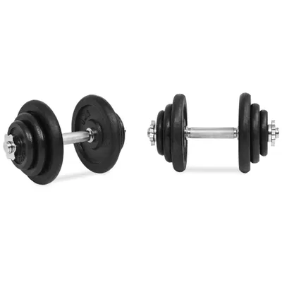 Produktbild von vidaXL Sada činek 18 ks. 40 kg litina