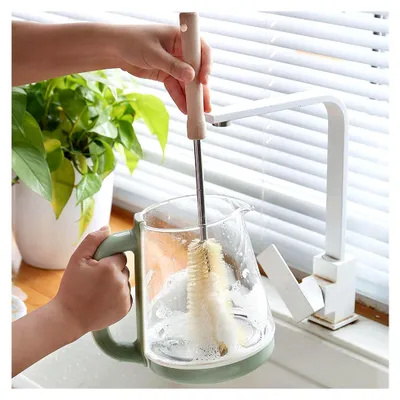 Produktbild von Spülbürste mit langem Holzgriff