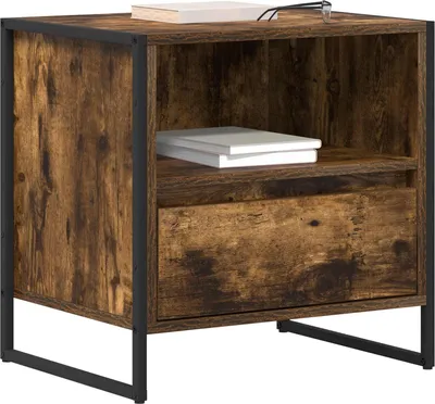 Image de vidaXL Table de chevet Raucharbe 50 x 39,5 x 50 cm Bois composite