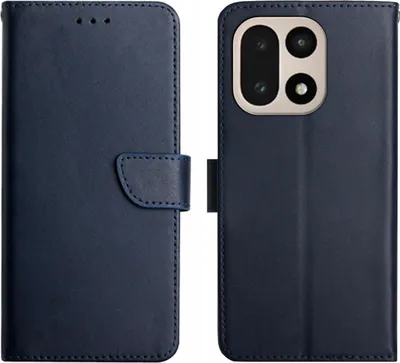 Produktbild von OnePlus 15 Hülle - Coverup Genuine Leather Klapphülle - Echtes Leder - Blau