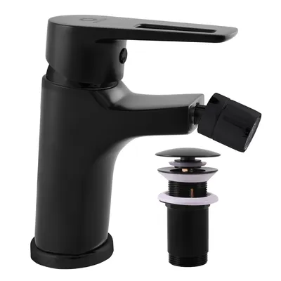 Zdjęcie produktu dla Slezák-RAV Slezák Rav Bateria bidetowa czarny mat CO245KCMAT Kolor: czarny mat, Wymiar: 3/8''
