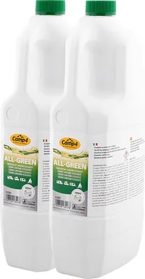 Produktbild von 4 Liter Camp4 All Green Öko Toilettenflüssigkeit für Chemietoiletten, Abwassertank, Sanitärflüssigkeit
