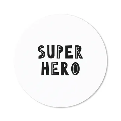 Produktbild von MuchoWow® Mauspad Mousepad Jungen - Zitate - Superheld - Kind - Sprichwörter 20x20 cm - Mousepads - Maus Mat - Pad - Mausunterlage - Schreibtischmatte