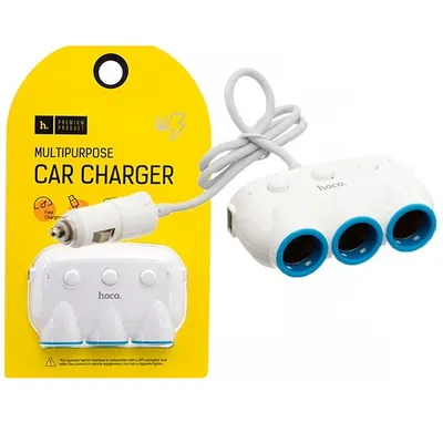 Obrázek produktu pro Rozbočovač do autozapalovače HOCO C1 2 x USB 3.1A