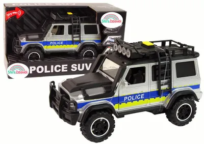 Zdjęcie produktu dla Radiowóz policja 1:14, auto terenowe, samochód policyjny, napęd, gumowe koła