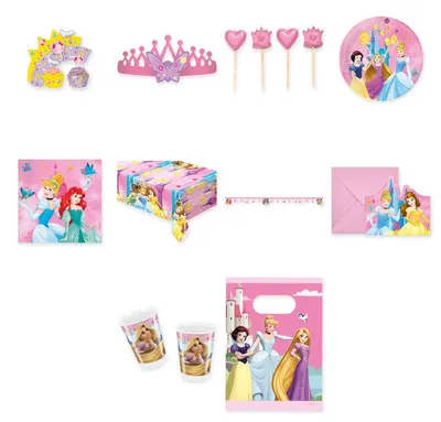 Produktbild von XXL Rapunzel Kindergeburtstag Partyset Geburtstag Deko Party Disney Princess Prinzessin