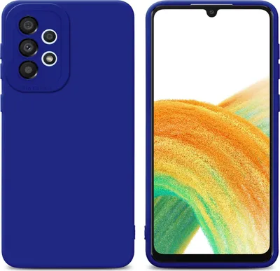 Immagine prodotto di Cadorabo cover per Samsung Galaxy A52 (4G / 5G) / A52s cover protettiva in TPU blu custodia in silicone custodia per cellulare