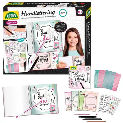 Produktbild von LENA Set Handlettering Ringbuch und Karten