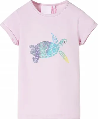 Produktbild von CLORIS Kinder-T-Shirt Lila 116, 0,15 kg