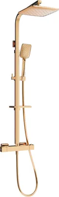 Immagine prodotto di Mexen CQ62 set doccia esterno con soffione e miscelatore termostatico, oro rosa - 772506295-60