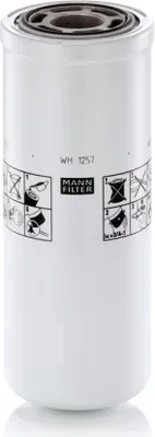 Obrázek produktu pro Filtr, pracovní hydraulika MANN-FILTER WH 1257