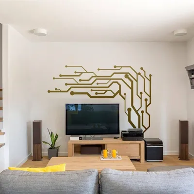 dekoratives TV-Wandornament – Decords Wandtattoo, Produktansicht 1