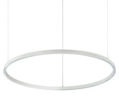 Image de Suspension moderne Oracle Aluminium-Plastique Blanc Led 38W 3000K D70Cm