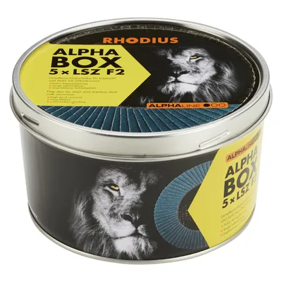 Obrázek produktu pro Rhodius 209314 LSZ F2 BOX Flap disc 5 pc(s)