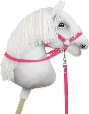 Image de Rênes Hobby Horse - rose foncé