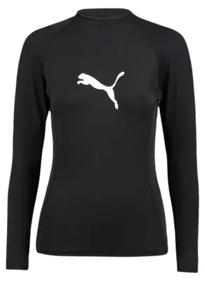 Image de Maillot de corps femme Puma à manches longues Noir XS Femmes Noir XS
