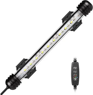 Obrázok produktu pre LED osvetlenie do akvária – 19 cm – automatický časovač – striedanie farieb modrá-biela – pre akváriá do 40 cm