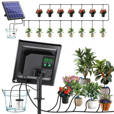 Obrázok produktu pre Solárny zavlažovací systém 15 m, 2,5 W, časovač, pre balkón
