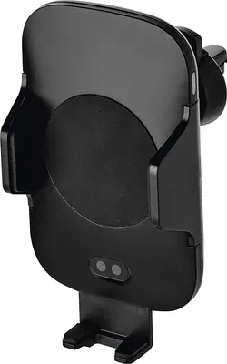 Produktbild von EMOS Wireless Charger Auto Handyhalterung Qi 10W mit automatischer Klemmung, kabelloses Kfz-Ladegerät mit Quick-Charge und USB-C Kabel, Lüftung Autotelefonhalter mit Infrarot-Sensor, V0221