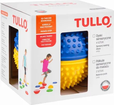 Zdjęcie produktu dla Półkula Sensoryczna Niebieska/Żółta 2Szt