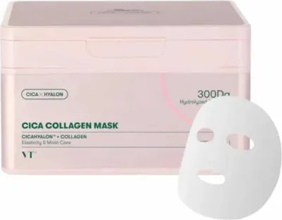 Imagen del producto de VT COSMETICS - Mascarilla de colágeno con extracto de cica, 30 unidades