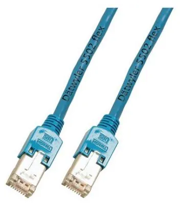 Produktbild von EFB RJ45 Patchk. S/UTP,Cat.5e,TM11,Dätw.CU 5502 PVC,1m,blau