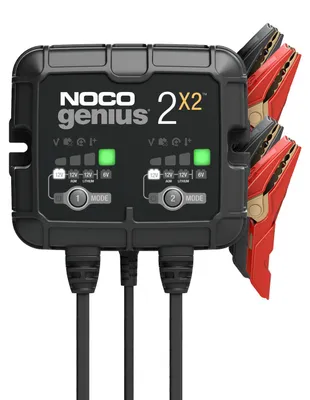 Produktbild von Noco Batterieladegerät GENIUS2 x 2 2x 6-12 V - Ladegerät - Blei/Saeure - Ladegerät