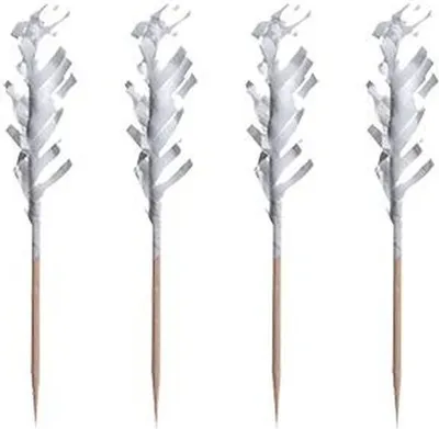 Produktbild von Deko-Picker 6,8 cm weiss "Frills"