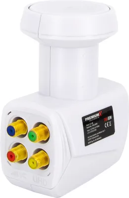 Produktbild von PremiumX Quattro LNB PXQ-SEW SAT für Multischalter DVB-S2 HD UHD 4K 8K Weiß