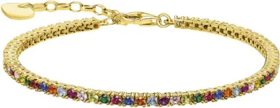 Produktbild von Thomas Sabo Armband A2021-996-7-L19V Silber vergoldet/bunt