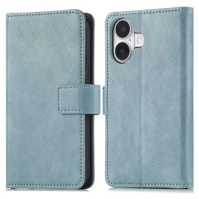 Imagen del producto de Funda Tipo Libro de Lujo para Apple iPhone 17 - Azul claro